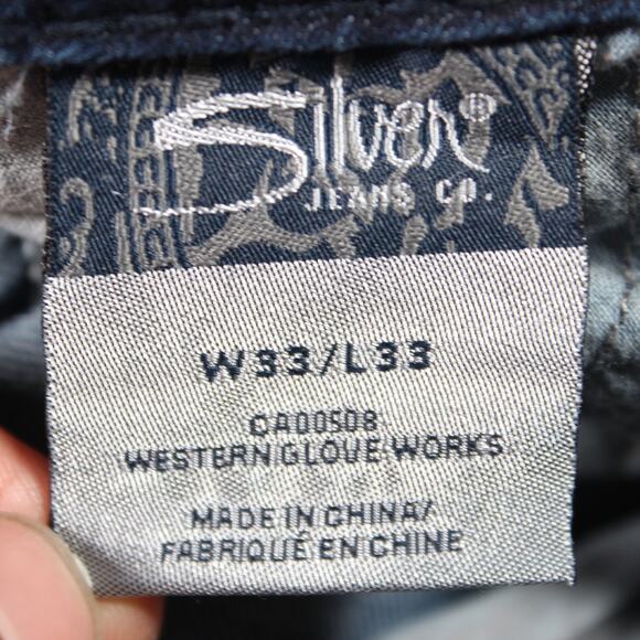 Silver Jeans Co. Frances 18” Bootcut – Women’s W33 L33, Dark Wash, Contrast - Picture 5 of 9